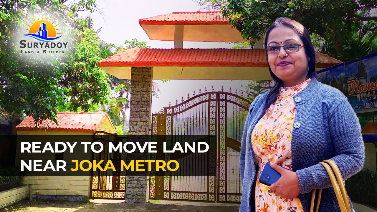 Ready to move plots available near Diamond Harbour Road | Diamond Village | Low Budget Land
