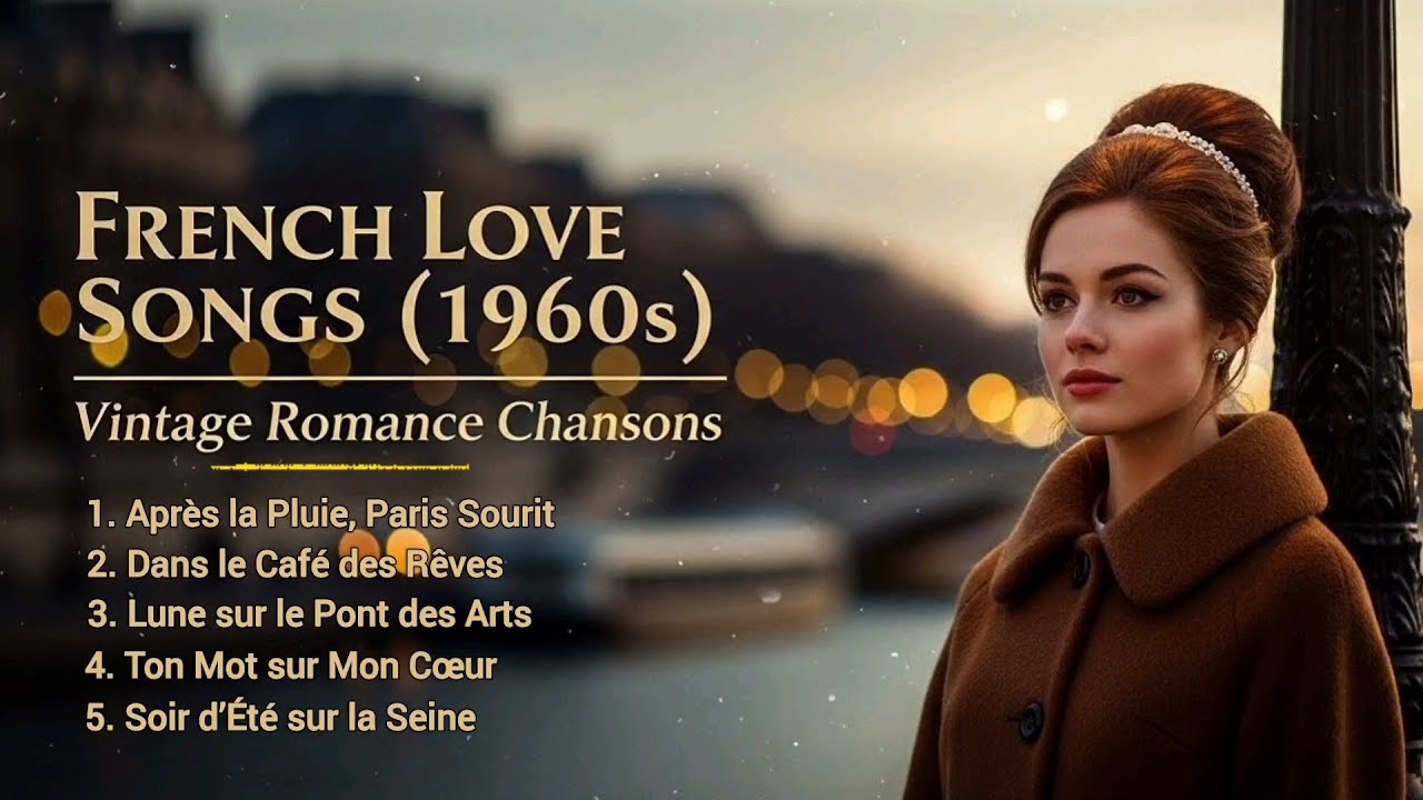 Soft French Love Songs of 1960s Paris 🌙 Vintage Romance & Gentle Chansons