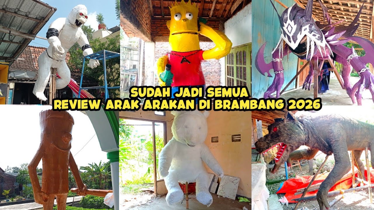 SUDAH JADI SEMUA❗Review Arak Arakan Takbir Keliling Brambang Karangawen 2026