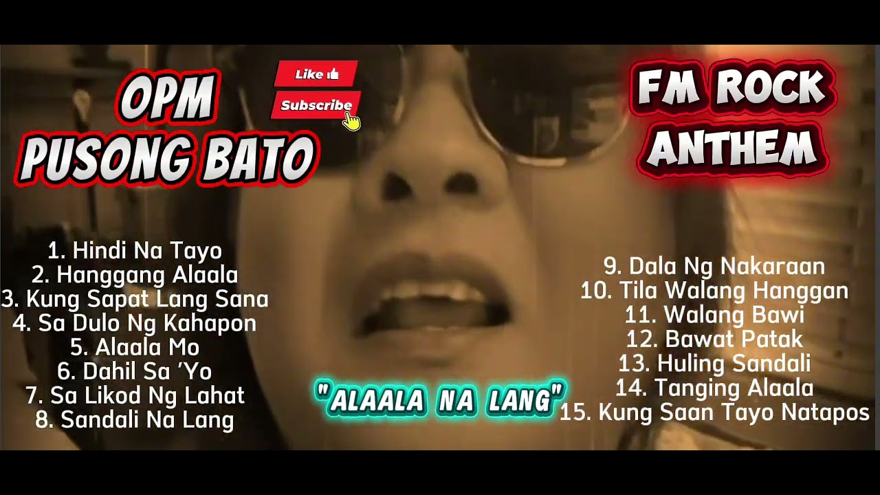 HUGOT para sa PUSONG nagtiis 💔PINOY  ROCK 🎸✨FM RADIO VIBE🎧 #pinoyrock #pinoymusic #streetvibes
