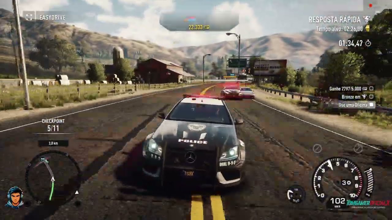 Need for Speed Rivals – Polícia | Mercedes-Benz C 63 AMG Coupé Black (Part 2)