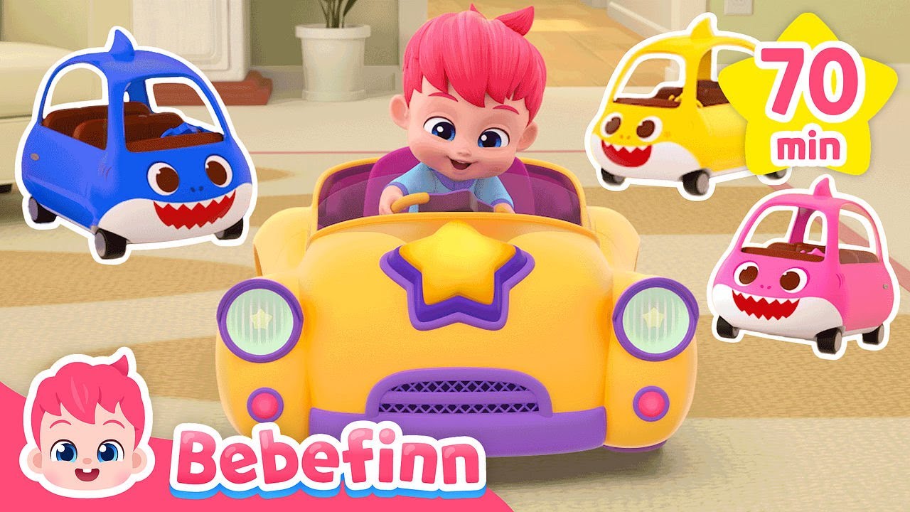 Run Away! It's Baby Car and T-rex on The Way | Bebefinn Special Nursery Rhymes for Kids