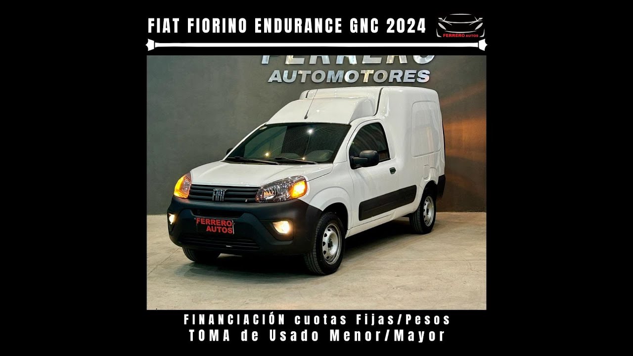 Se Vende: Fiat Fiorino Endurance GNC 2024 - FERRERO Automotores Oncativo (Provincia de Córdoba)