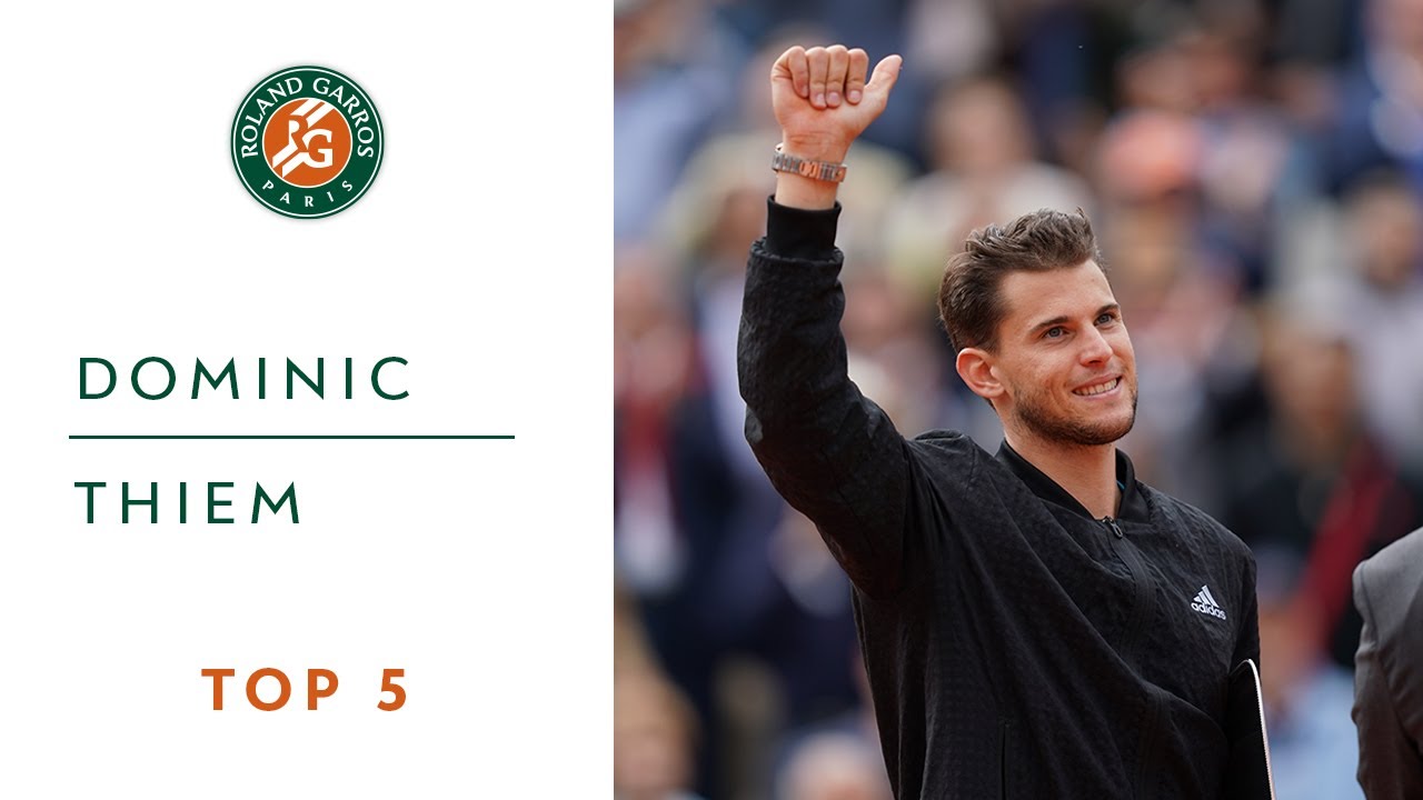 Top 5 Dominic Thiem | Roland-Garros 2019