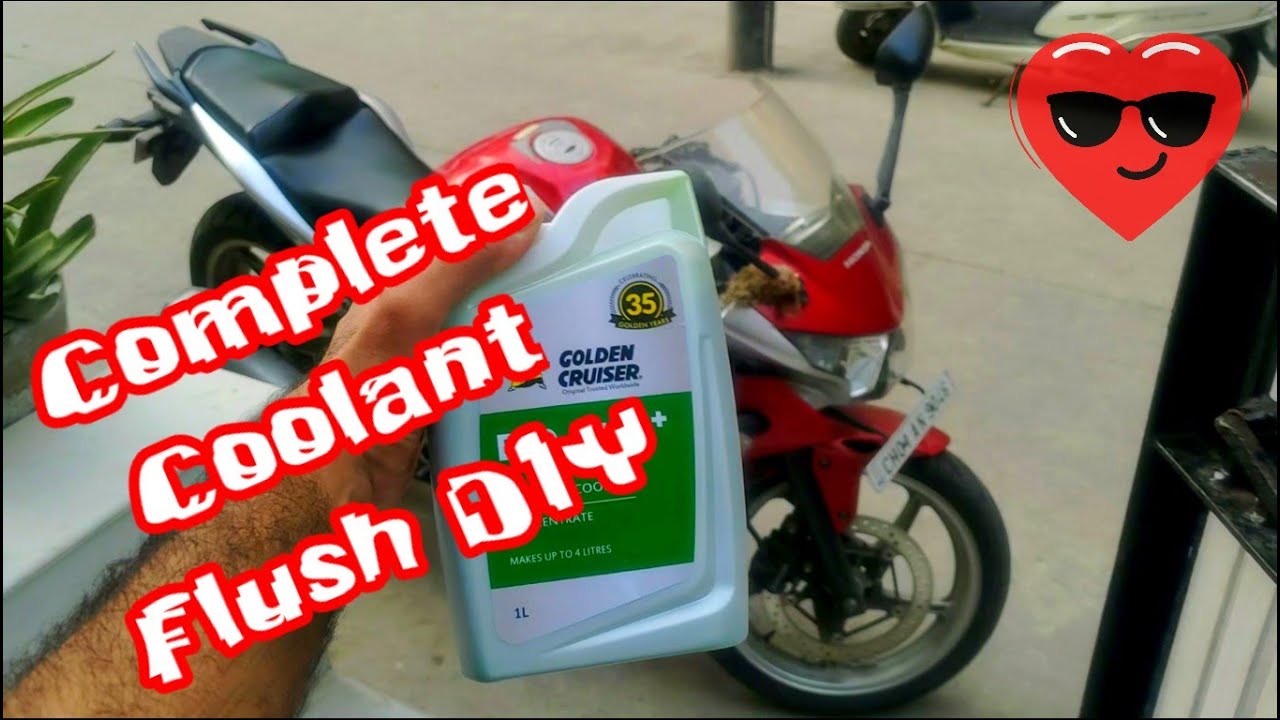 Cbr 250r Coolant Flush and Radiator Clean DIY || Hindi
