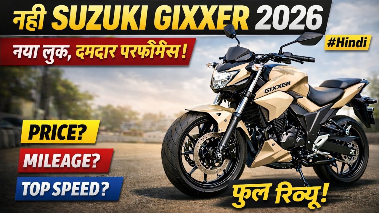 Suzuki Gixxer 2026 Detailed Review | दमदार इंजन और शानदार माइलेज