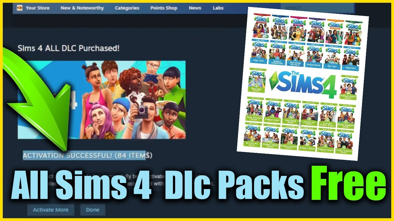 Sim 4 DLC Unlocker ✅All Sims 4 Packs For Free (Mac, PC, Steam, Playstation, Xbox)