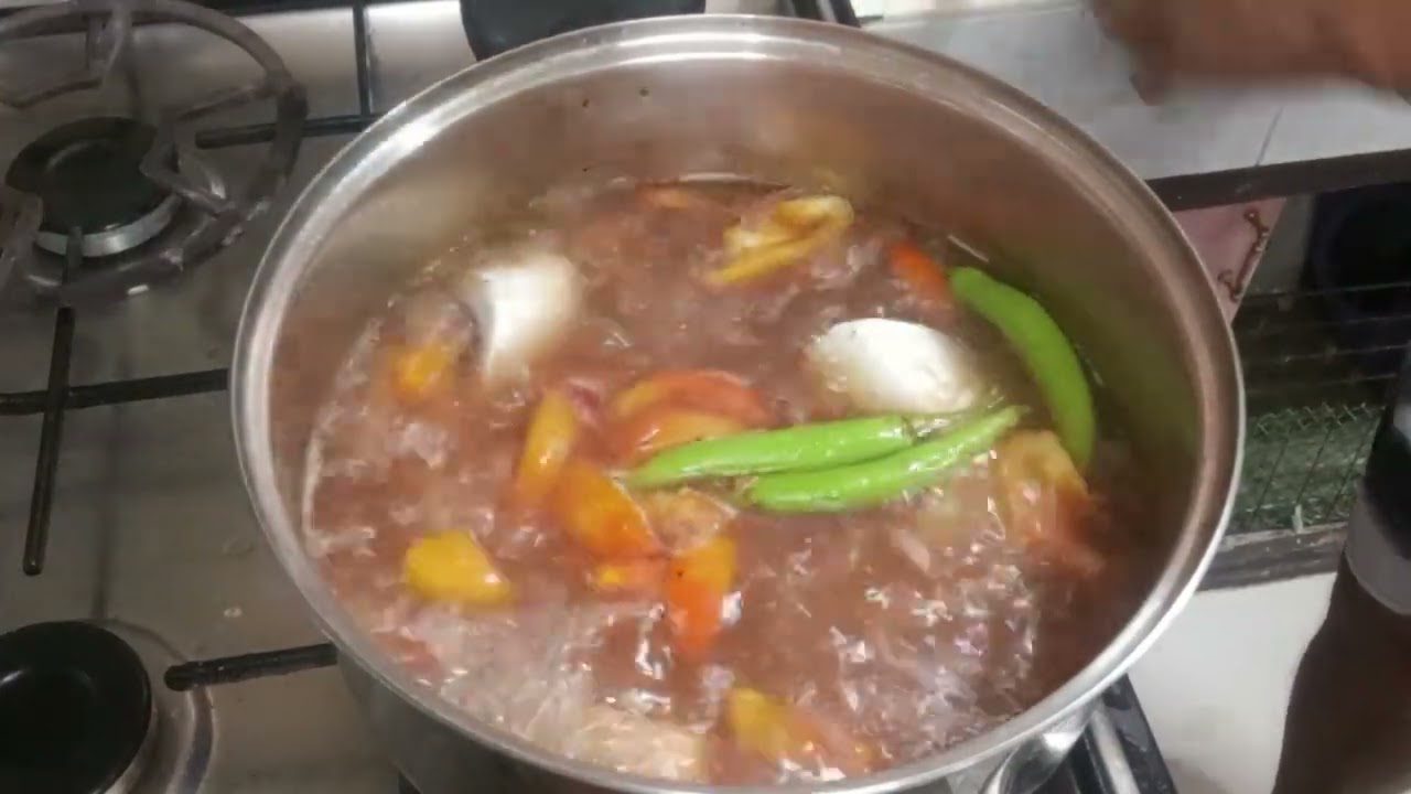 sinigang na bangus at pritong isdang mackerel