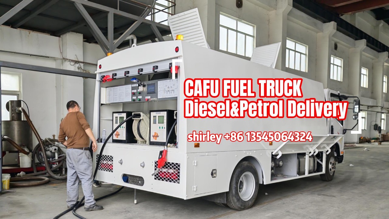 How to Operate CAFU Mobile Fuel Tanker 6000L Dual-Fuel Dispensing?
