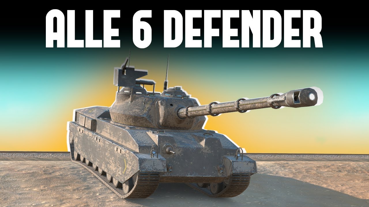 🚀Alle 6 DEFENDER-Panzer im Vergleich!🔥