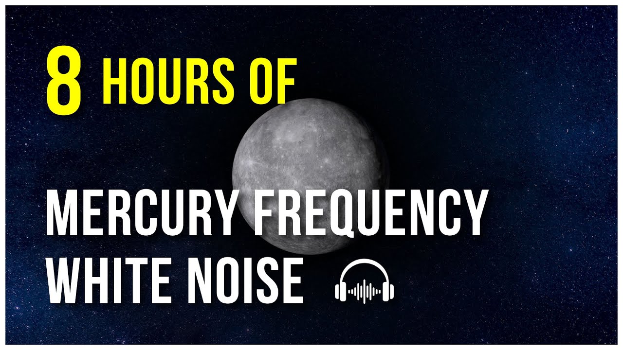 NASA Mercury Sound Ambience | 8 Hours of Planetary Frequencies #WhiteNoise