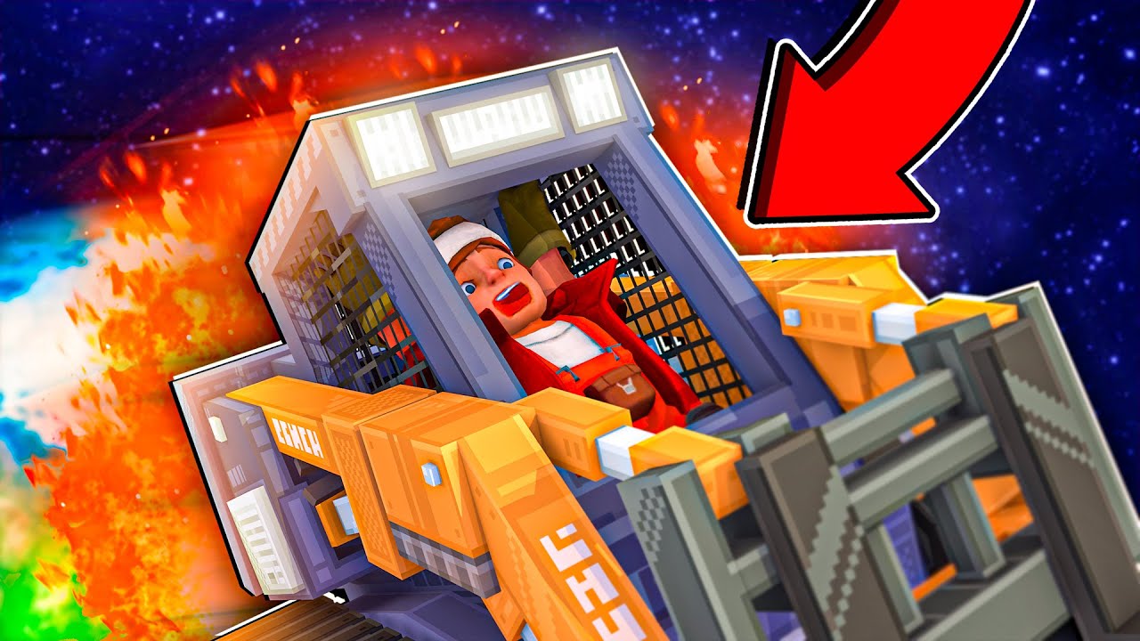 ОБЕЗУМЕВШИЙ ПОДЪЁМНИК НА ИСПЫТАНИИ в Scrap Mechanic