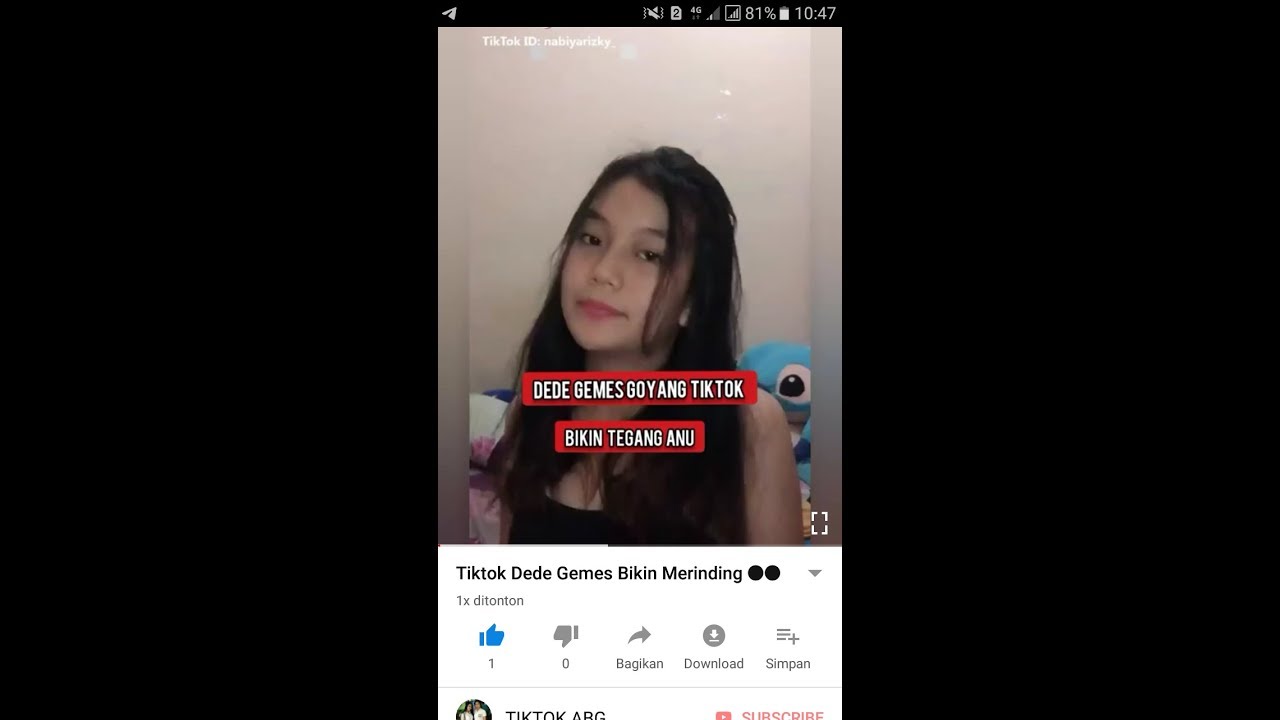 Tiktok Dede Gemes Bikin Merinding ●●
