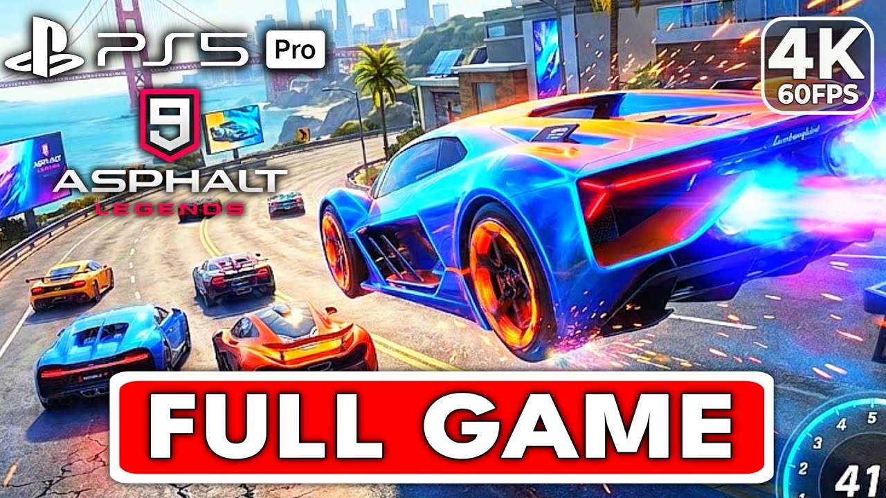 Asphalt 9: Legends Unite [Full Game] PS5 Pro - No Commentary