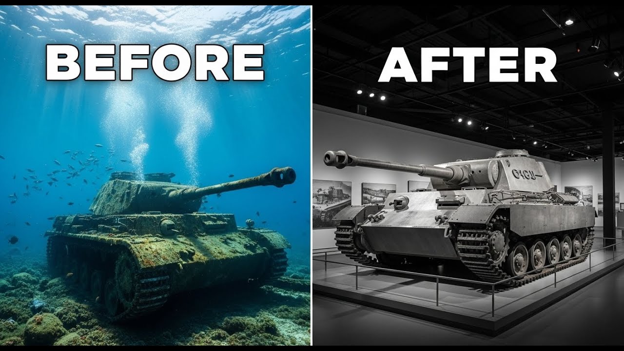UNBELIEVABLE Restoration — WWII Tiger I Tank 80 Years Underwater to Pristine