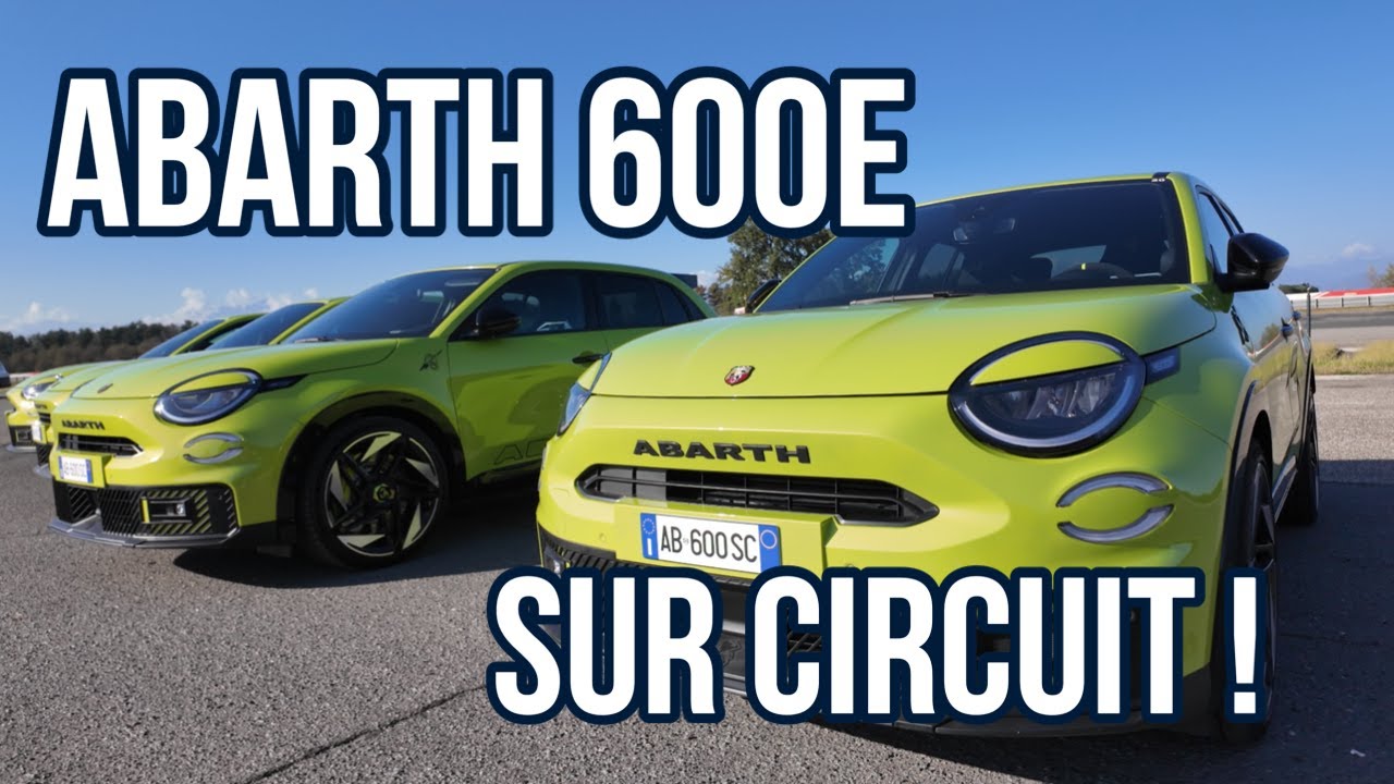 Découverte - Au volant de l'Abarth 600e sur la piste d'essai de Balocco en Italie !