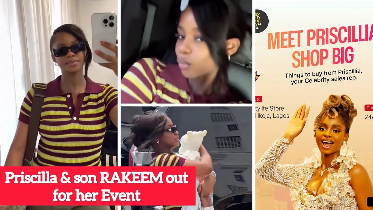 ПРИСЦИЛЛА И СЫН РАКИМ ГОТОВЯТСЯ К ЕЕ ЗАВТРАШНЕМУ МЕРОПРИЯТИЮ #priscilla #viral #jumajux