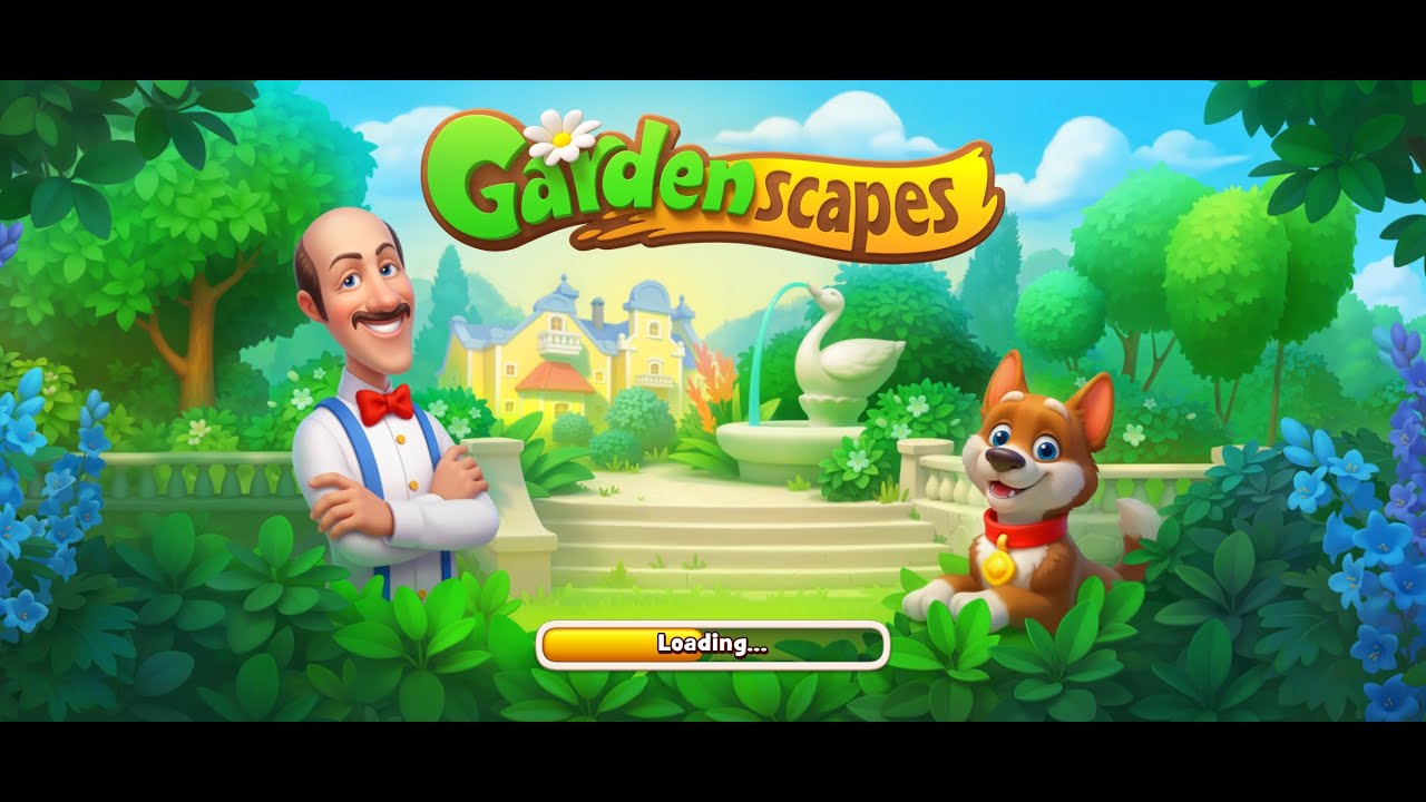 Live Gardenscapes Gameplay Relaxing Puzzle