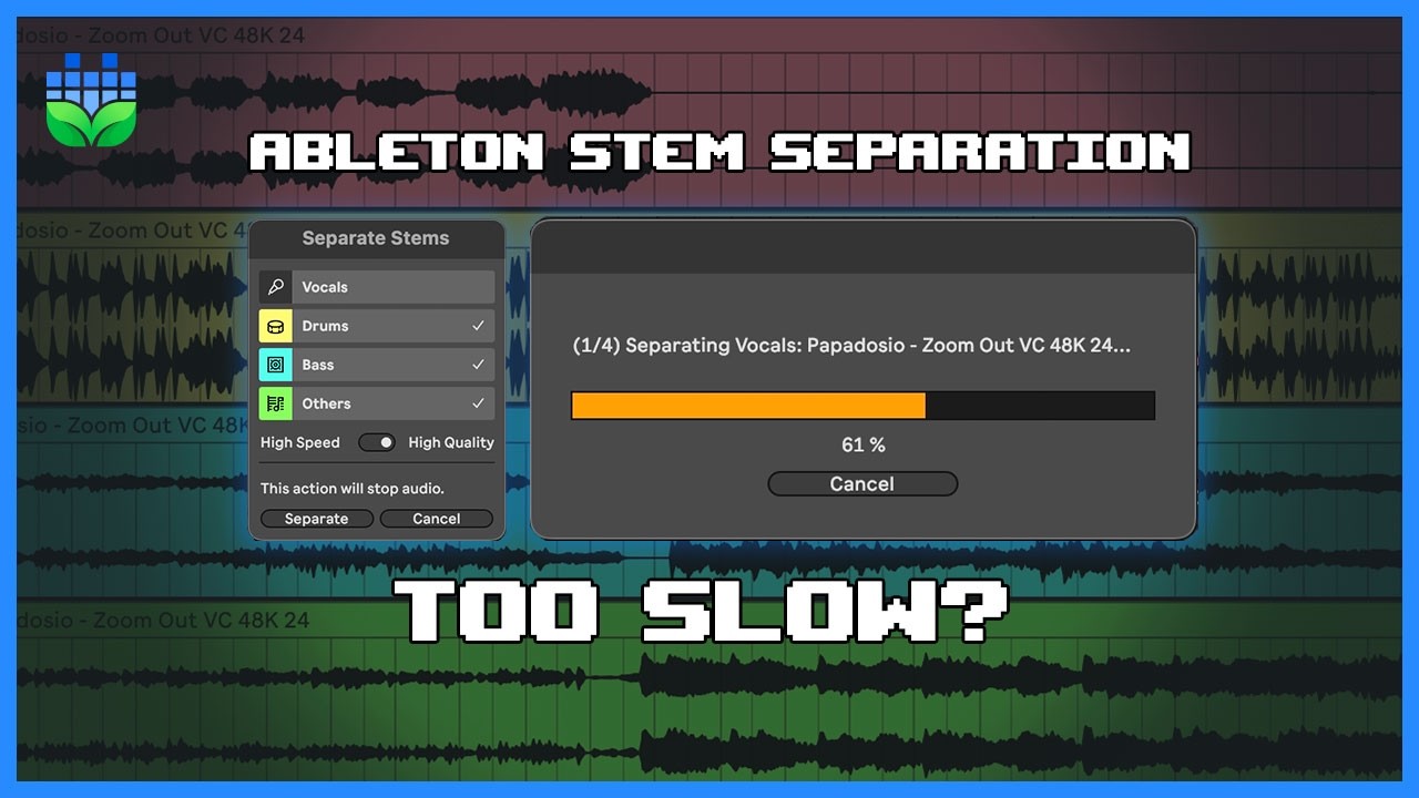 Проверено: разделение стеблей в Ableton 12.3 происходит слишком медленно?