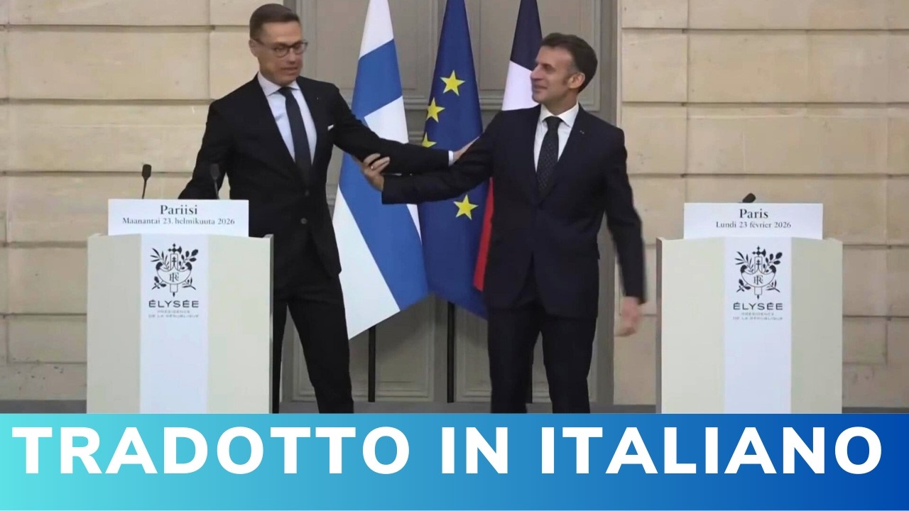 Francia–Finlandia, Macron e Stubb: sostegno totale a Kiev e stretta sulla Russia | Artico e difesa