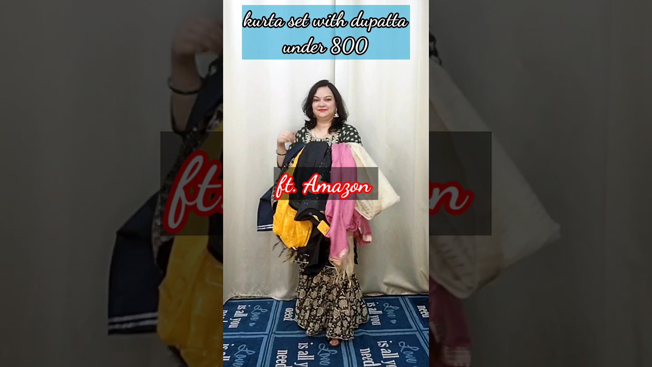Amazon kurta set under 800 #shorts #kurtasethaul #amazon