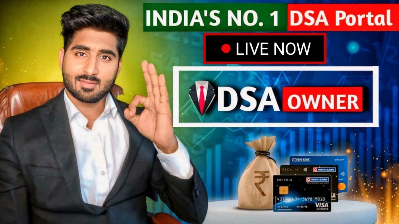 INDIA'S NO 1 DSA PORTAL|| How To apply loan dsa|| #dsa #loan #creditcard #portal