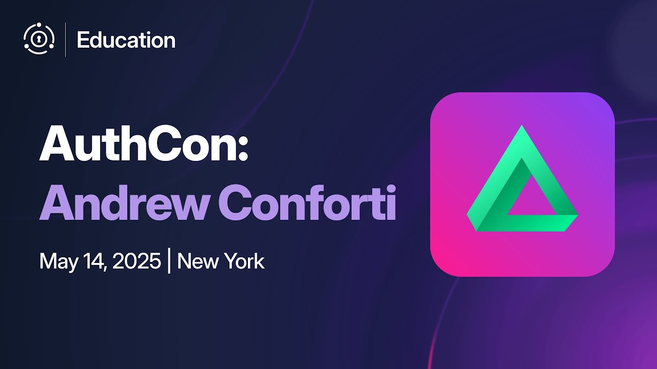 How to Prevent Passwordless Login Friction in CIAM | Andrew Conforti @ AuthCon 2025