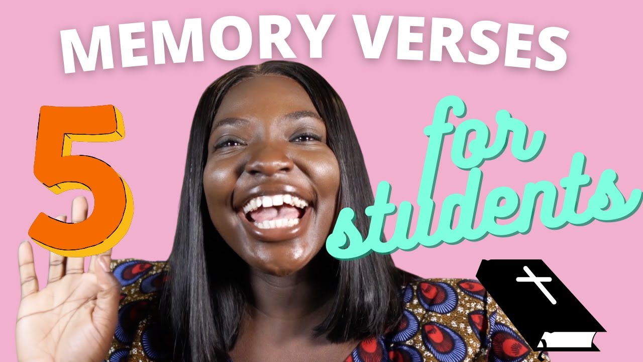 5 MEMORY VERSES IN 5 MINS FOR MED STUDENTS!