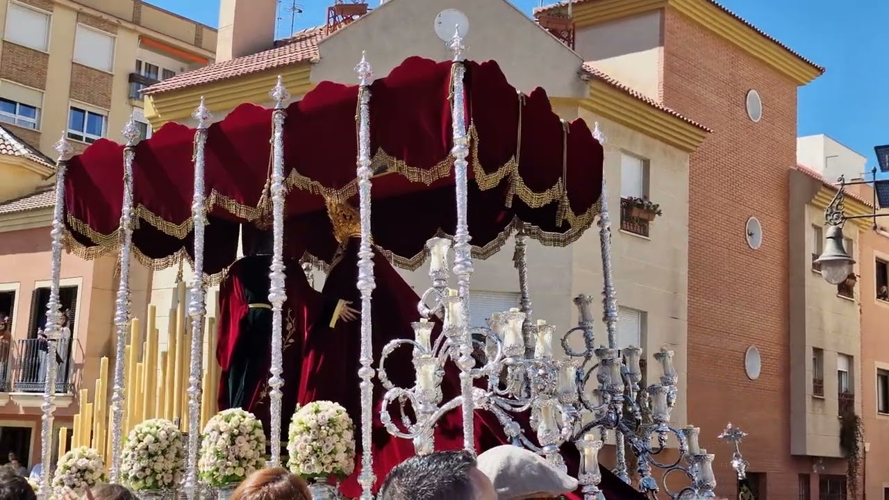 Salida virgen de la Merced santuario la victoria (Malaga 2023)