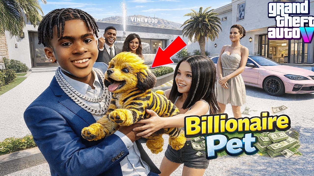 👶🏽😍 Kid Franklin&rsquo;s EXCLUSIVE Billionaire Pet 😍👶🏽GTA 5 Kid Franklin Real Life Mod S1 EP78
