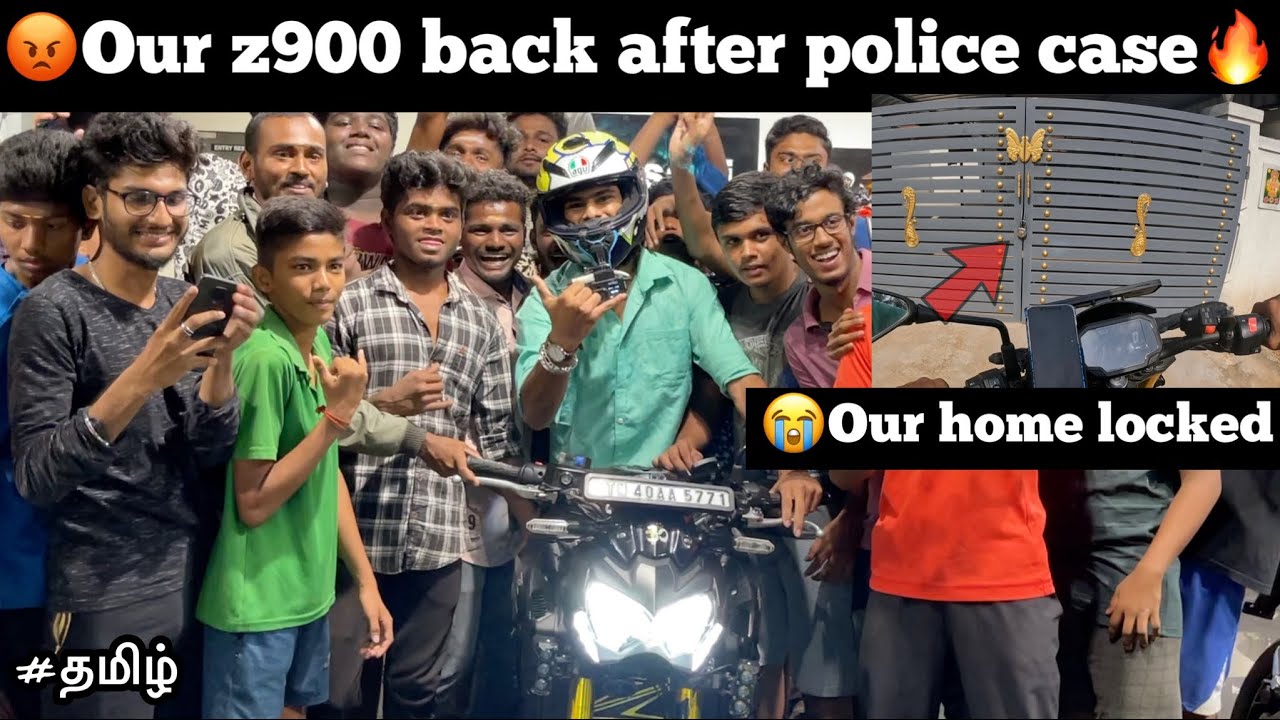 😡After police case our Z900 is back🔥|😭but our home was locked | Twin Throttlers | TTF | tamil |
