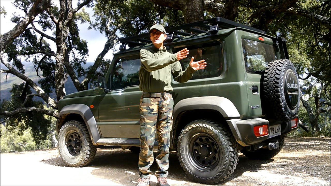 Nuevos neumáticos para el Suzuki Jimny.