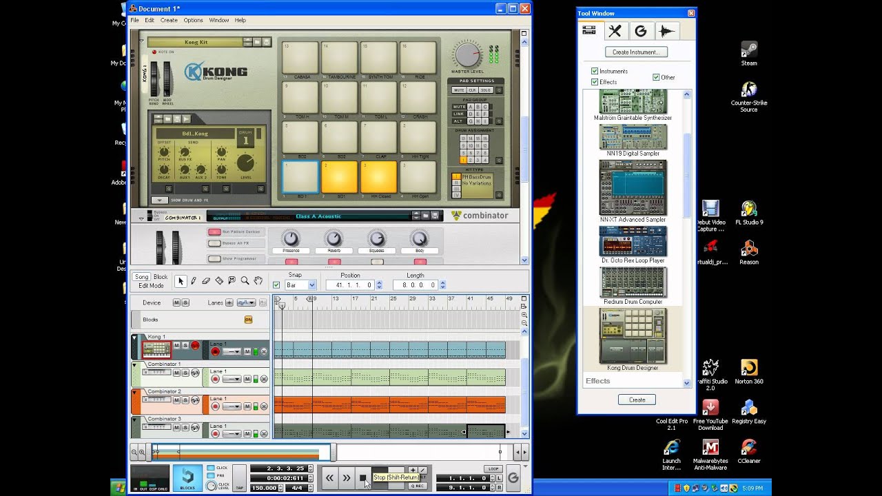 Reason 5 reggae tutorial