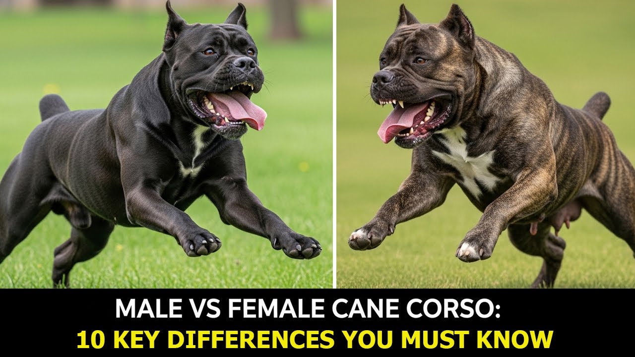 Male vs Female Cane Corso: 10 Key Differences You Must Know