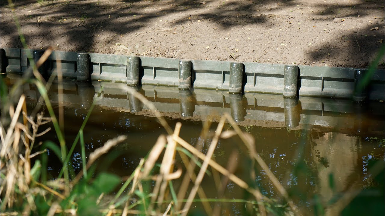 Pilot project with the GreenMatter river bank protection in Amsterdam