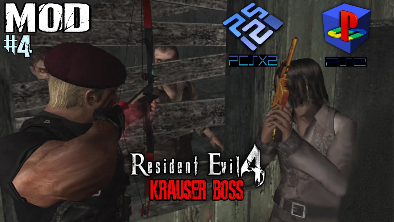 Resident Evil 4 Mod Krauser Boss BOW & TMP - #4 Krauser & Luis in the cabin