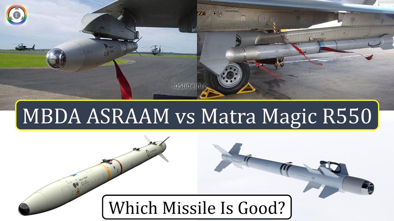 MBDA ASRAAM vs Matra Magic R550 | Which Missile Is Good?