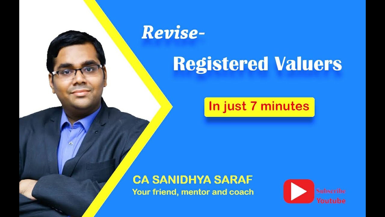 Registered valuer | Section 247 read with rules | CA Final Law | Revise in 7 minutes