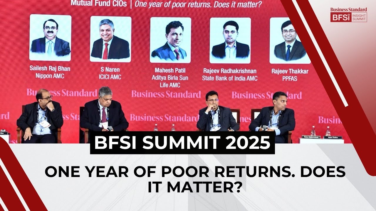 One year of poor returns. Does it matter? | Investment tips | Share market news | BFSI Summit 2025