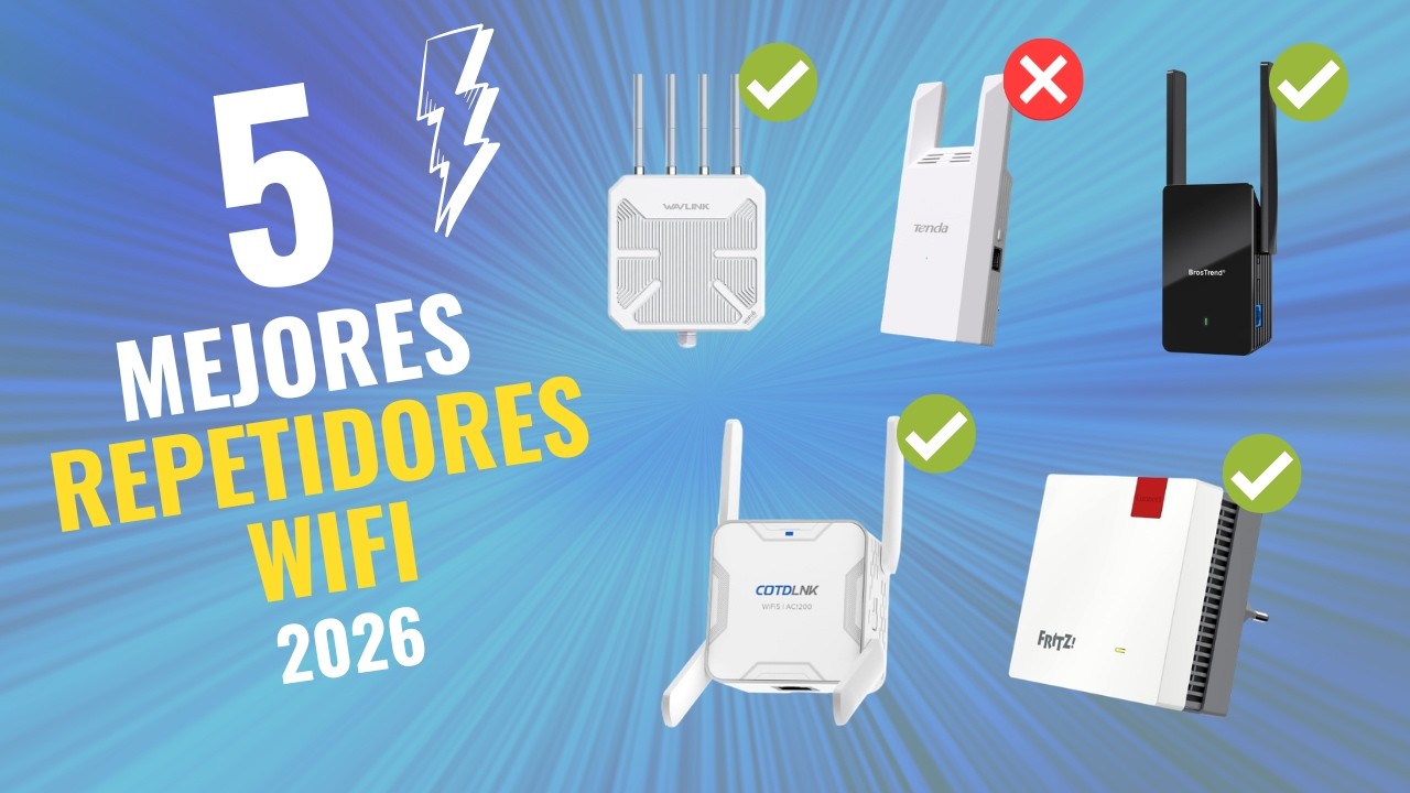 😱 Los 5 Mejores REPETIDORES WIFI de 2026 Calidad-Precio en Amazon 📶✅ ¡NO COMPRES UNO SIN VER ESTO! 🔥