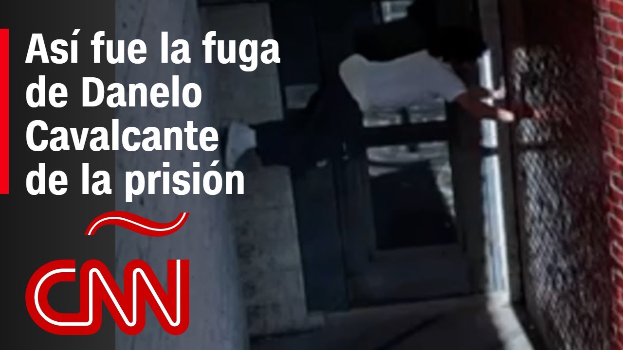 Este es el momento en que Danelo Cavalcante se fuga de la prisión en Pensilvania