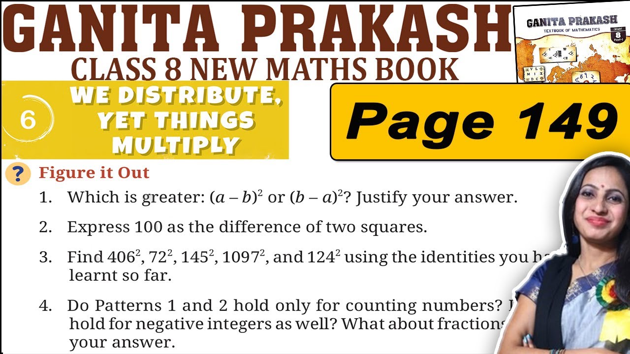 Class 8 Maths Ganita Prakash | Chapter 6 We distribute yet things multiply | Page 149 Solution