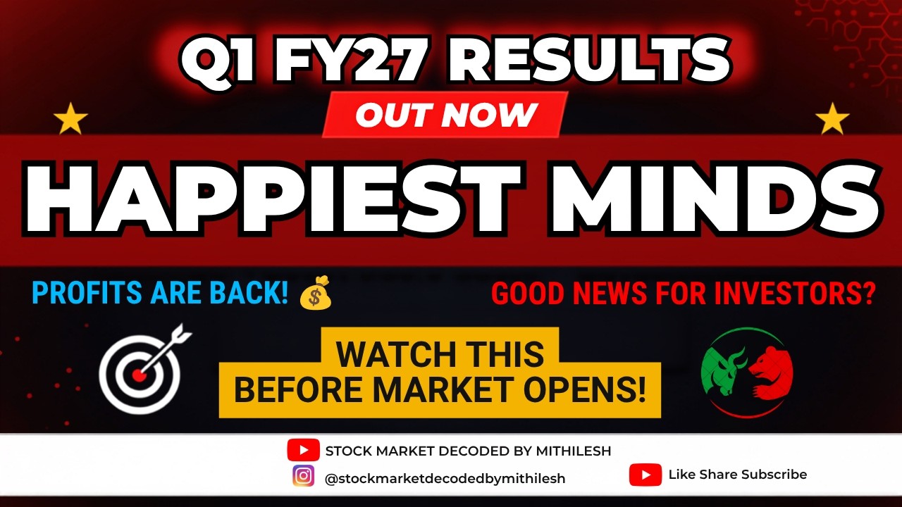 Happiest Minds Q1 Results 2027 | Happiest Minds Results Today | Happiest Minds Share Latest News