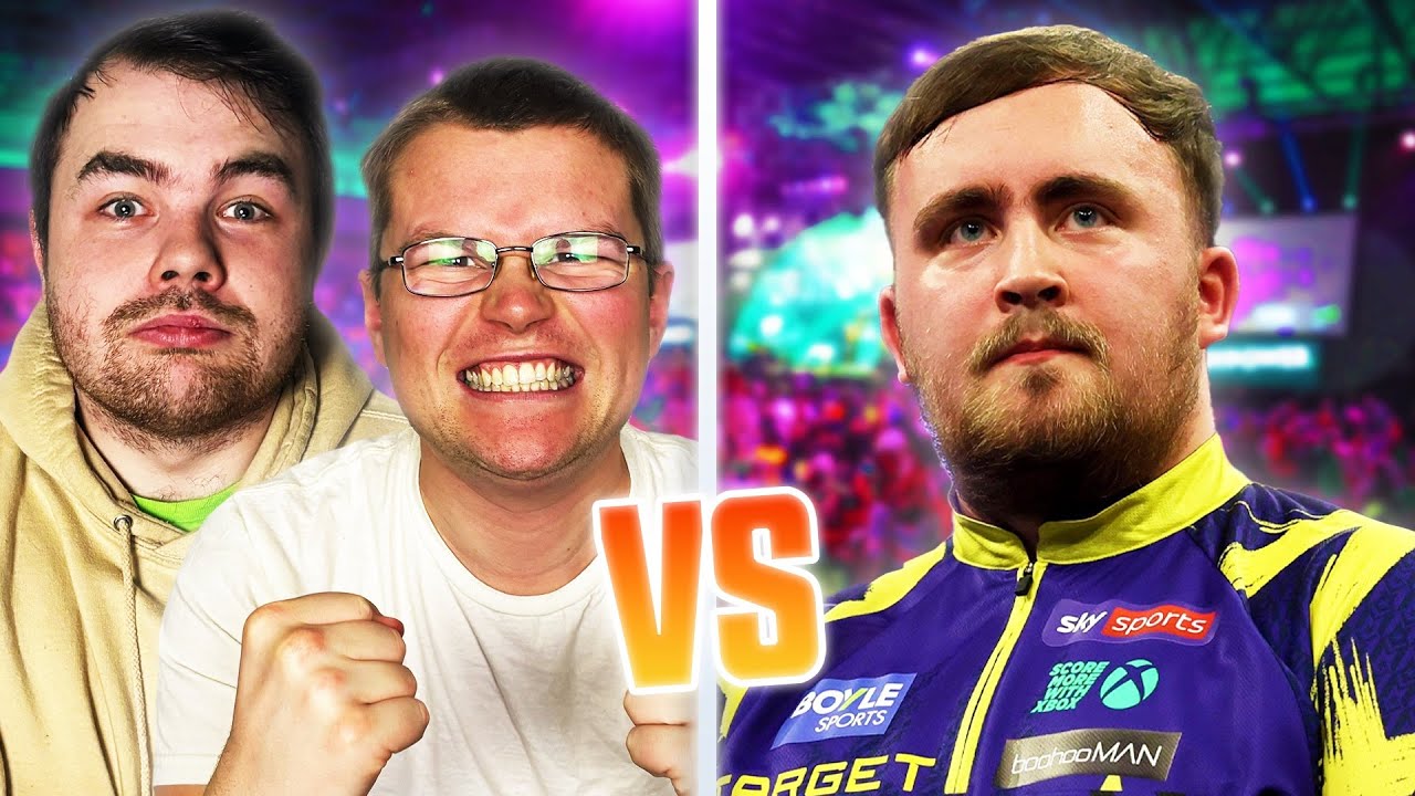 Could 2 Amateur Players Defeat LUKE LITTLER In A Game Of Darts?