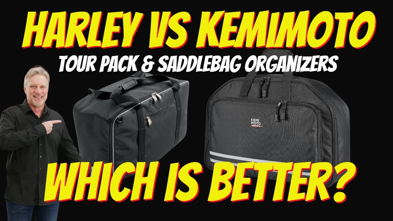 Kemimoto Vs Harley Tour Pack & Saddlebag Organizers | Is there a difference?