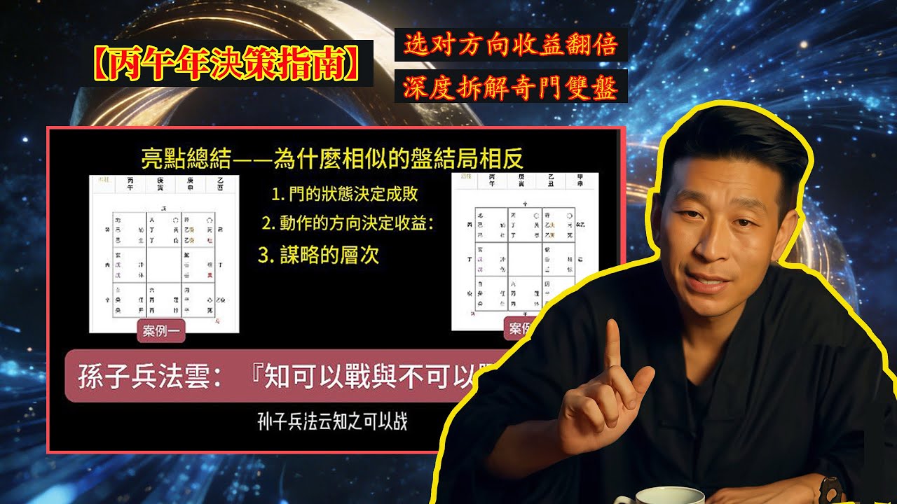 《奇門遁甲遇上孫子兵法：同樣是日坐值符，為何一人升職受阻，一人異地翻倍？丙午年佈局全攻略。》#奇門遁甲 #孫子兵法 #丙午年運勢 #職涯決策 #生門佈局 #職場升職 #創業轉型 #易經智慧 #傳統文化