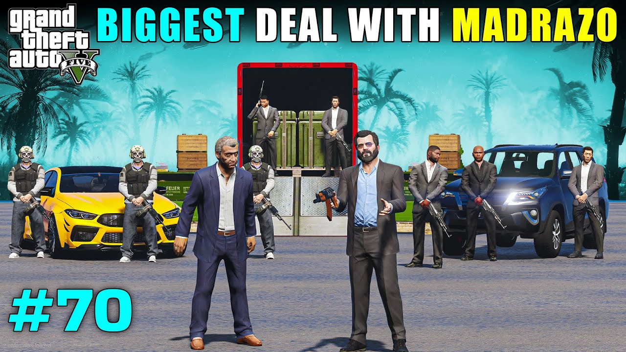 MICHAEL'S BIGGEST DEAL OF WEAPONS WITH MARTIN MADRAZO | GTA V GAMEPLAY | CLASSY ANKIT