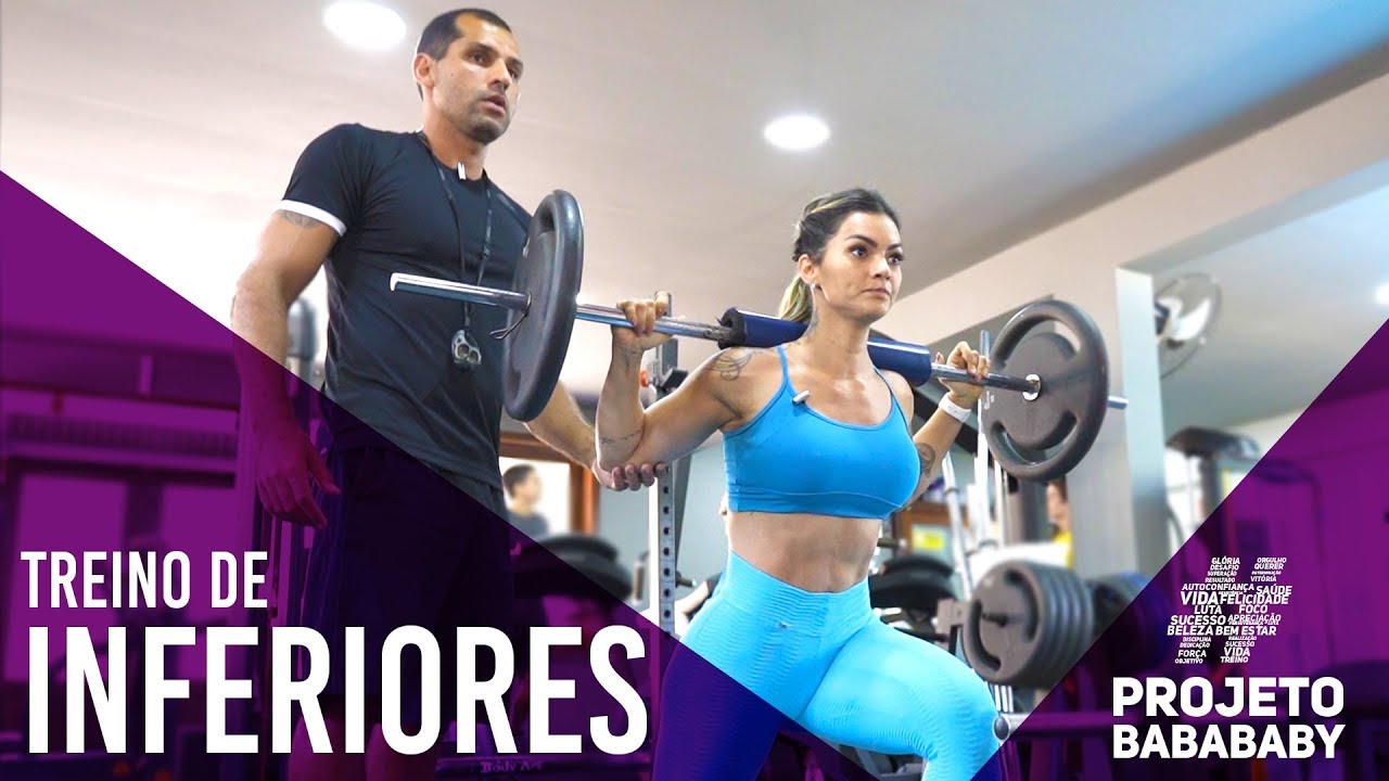 TREINO DE INFERIORES com RAFA MOREIRA #DESAFIO20DIAS | PROJETO BABA BABY