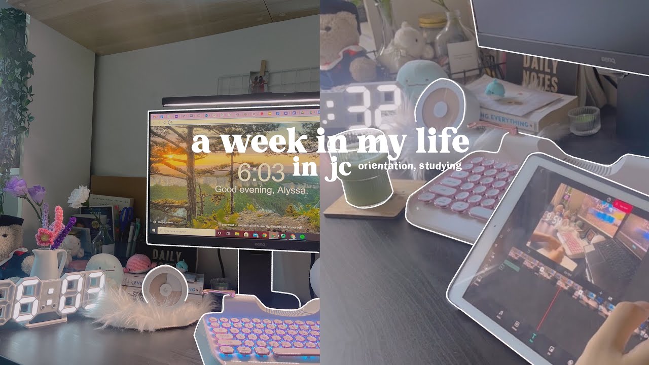 junior college daily productive study vlog singapore 🍵 | 2nd week of school, orientation, studying