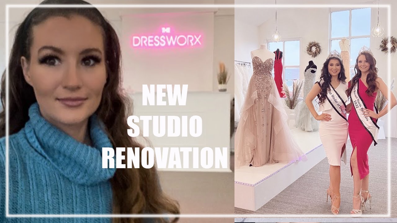 RENOVATING our New Bridal & Prom Dress Studio | The Dressworx Transformation | Business Launch DIY
